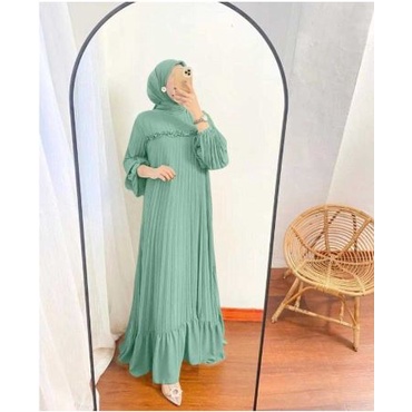 GAMIS PRISKET / GAMIS LEBARAN / Gamis Terbaru 2023 lebaran wanita