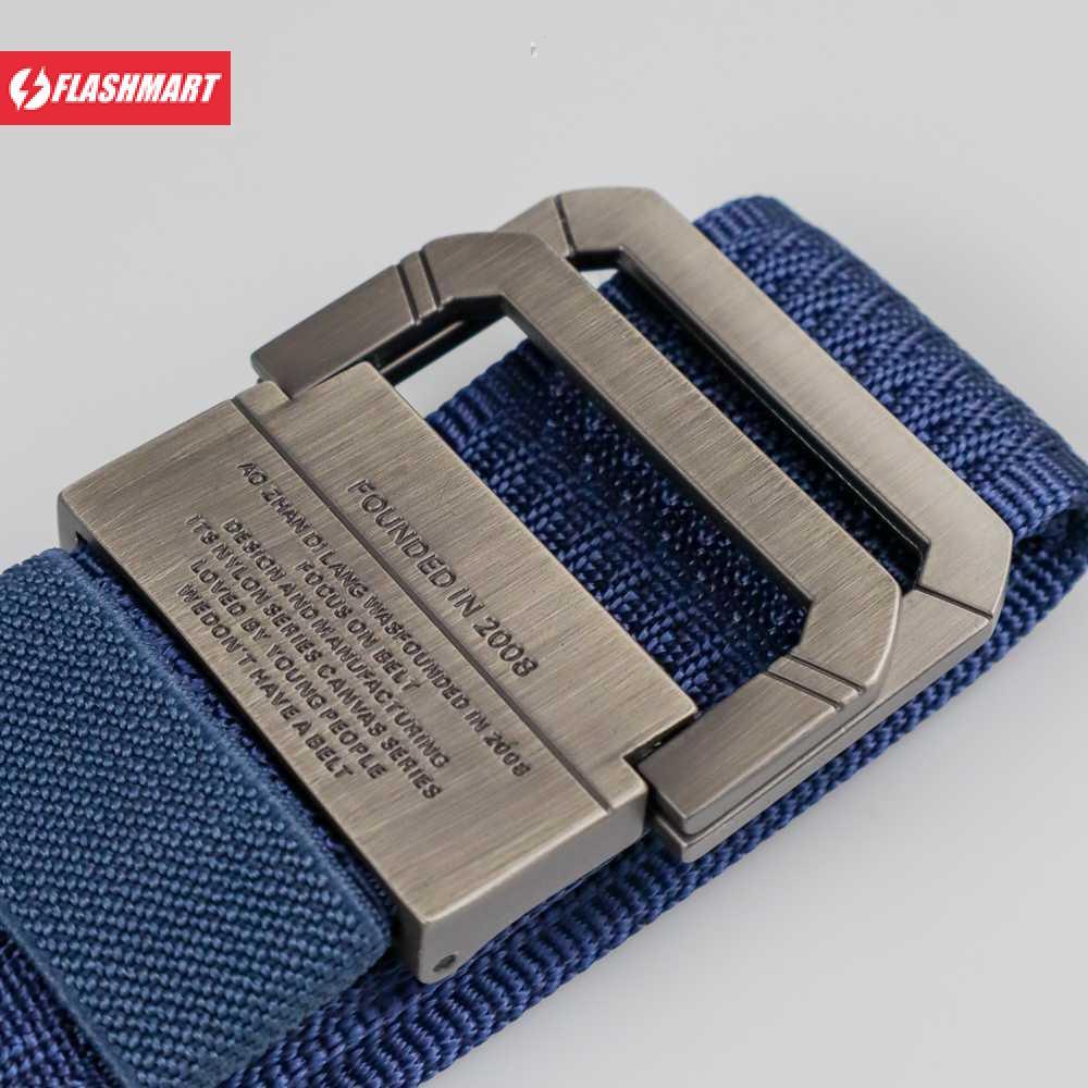 Flashmart Rhodey Craftman Tali Ikat Pinggang Pria Canvas Buckle Belt - B1030