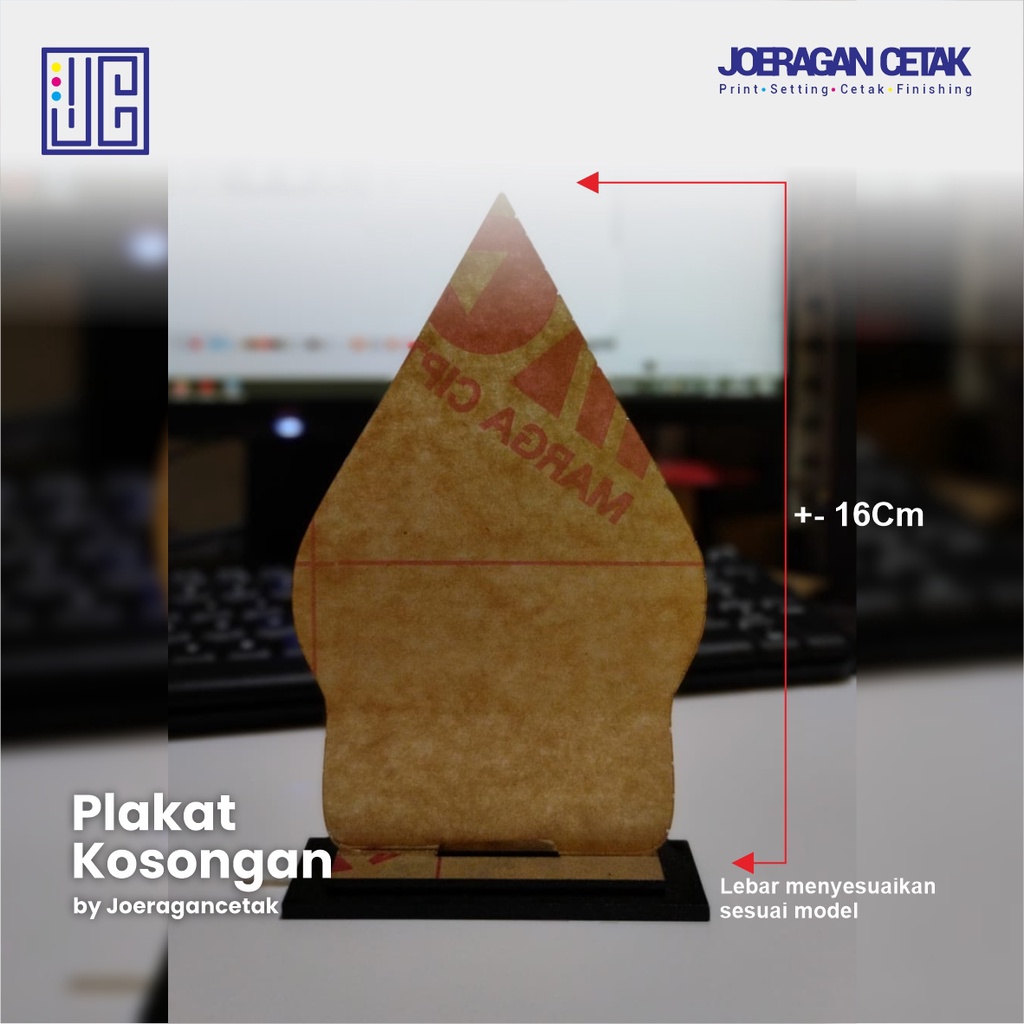 plakat kosongan akrilik