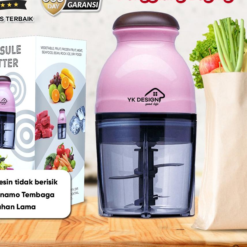 ✦ Blender Penggiling Daging / Blender mini Capsule / penggiling daging ,buah bermerek YK DESIGN YK-1