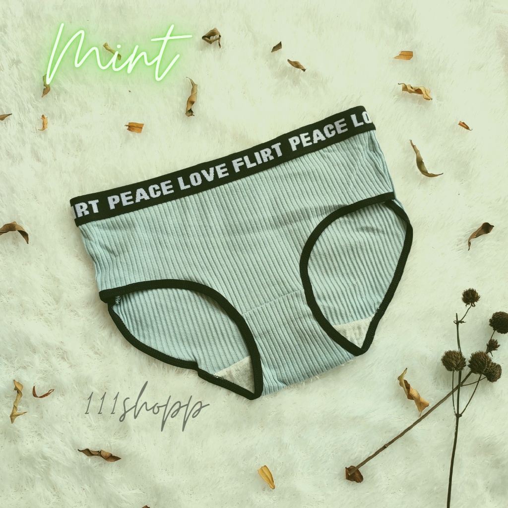 CD Celana Dalam Brief Sexy Motif Tulisan / Celana Dalam Sport Celana / Dalam Yoga CD Wanita Import