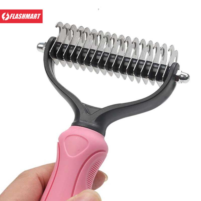 Flashmart Sisir Rambut Binatang Peliharaan Hair Removal Comb - AES0124
