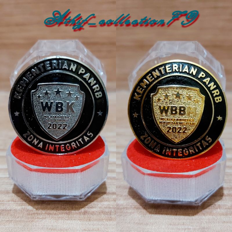 RB Pin WBK Pin WBBM Pin Kementerian PANRB Lencana PANRB