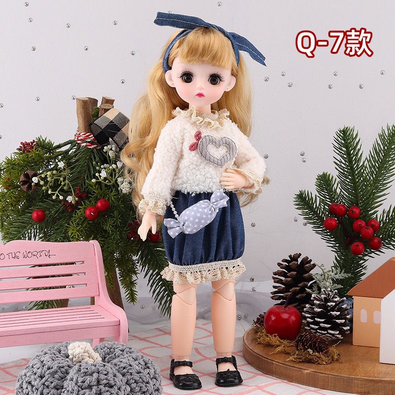 Mainan anak perempuan Boneka Doll Cute DIY Girls Gift Princess Dress Seri Q