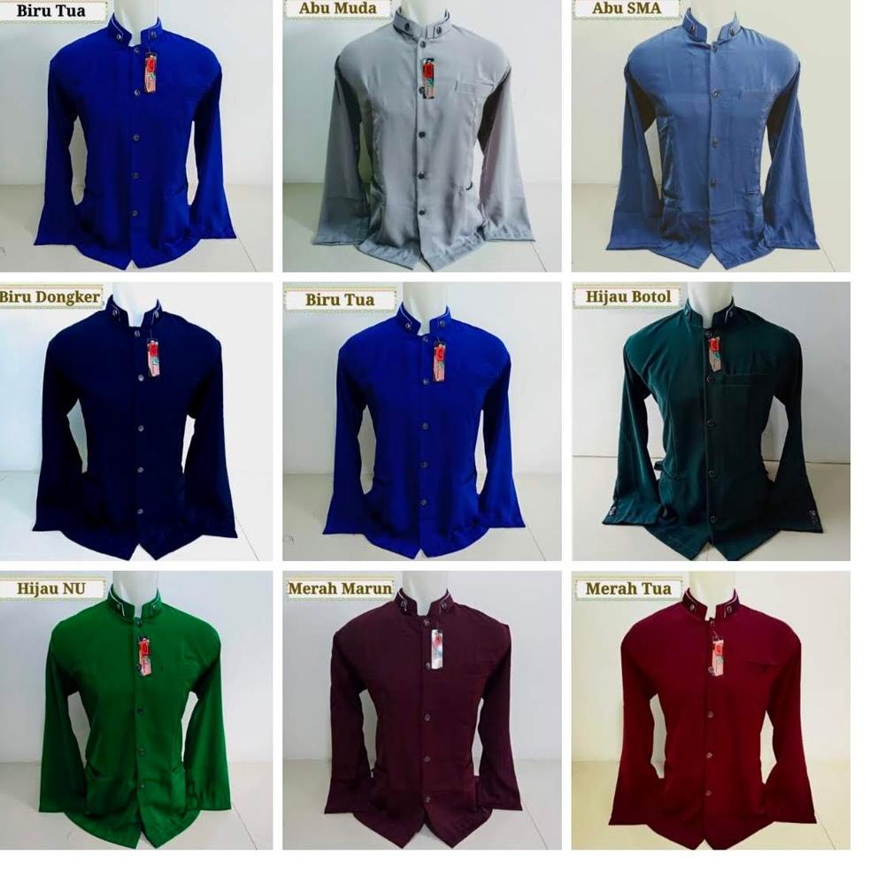 TREN TERBARU Jasko Polos Jas Koko Pakaian Muslim Pria Bahan Hightwis Milenium Tebal Halus Lembut Jas