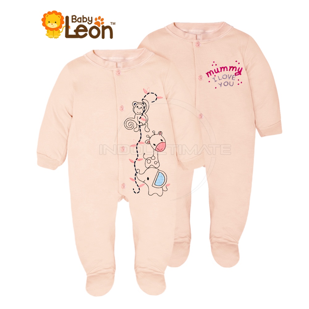 Jumpsuit Bayi Kaki Tertutup Lengan Panjang Jumper Bayi Perempuan Newborn Baju Bayi Perempuan Baby Sleepsuit BC-079 Baju Tidur Bayi Jumpsuit Panjang Kaki Tutup Pakaian Bayi