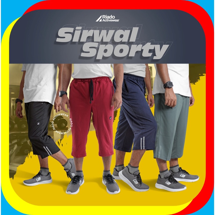 MURAH CELANA SIRWAL SPORTY RIADO LA ISBAL TRAINING BY ROSAL ORIGINAL - Abu-abu, M (Z9S9) Jogging Run