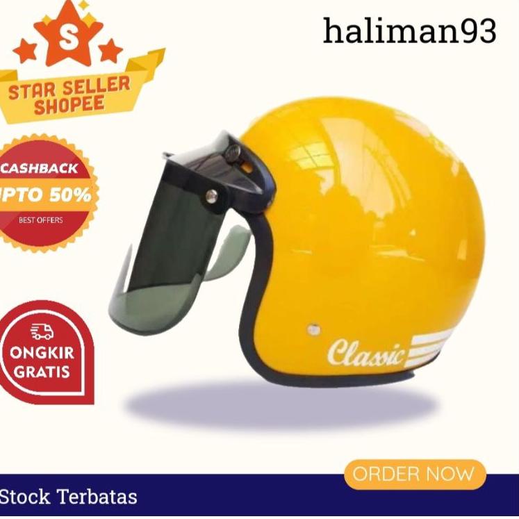 helm BOGO SNI FREE KACA helm BOGO kekinian helm BOGO classic ukuran m helm bogo clasik dewasa sni he