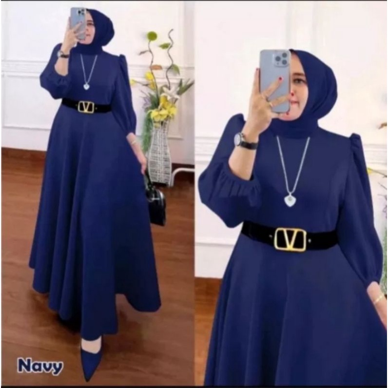 GAMIS LEBARAN VIRAL KEKINIAN 2023//DRESS KONDANGAN//FREE BLET