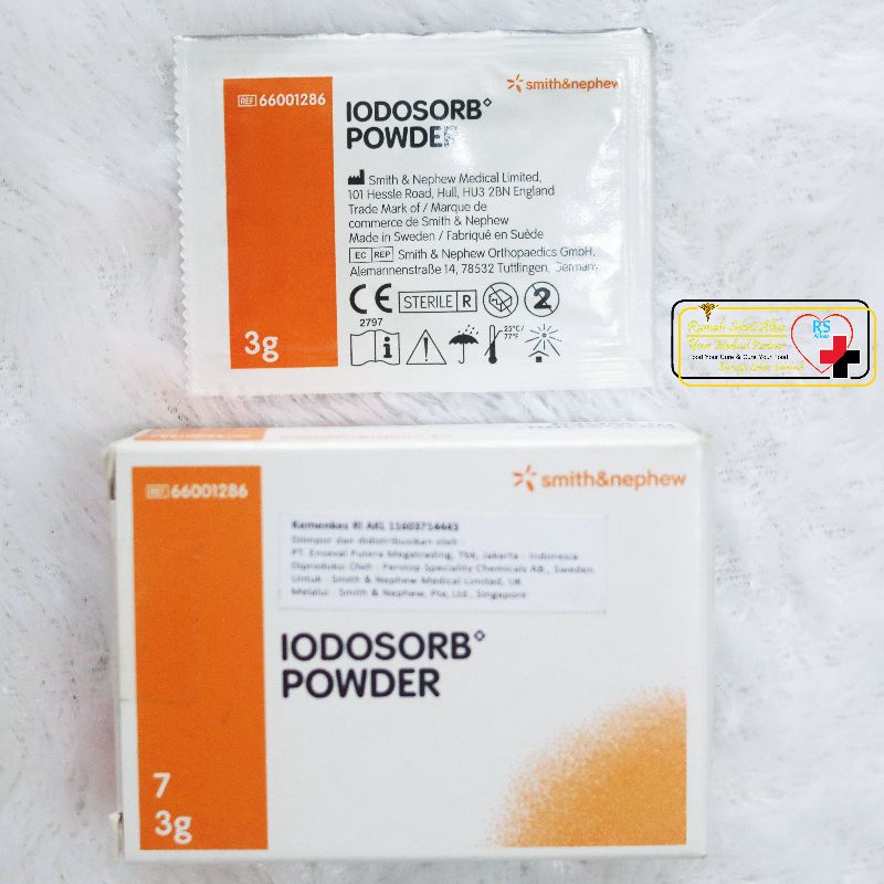 Iodosorb Powder Sachet 3g Antiseptik Luka Iodosorb