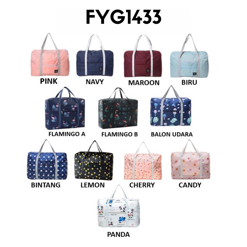 FYGALERY FYG1433 Tas Travel Lipat Besar Hand Carry Bag Waterproof Fold Bag Organizer