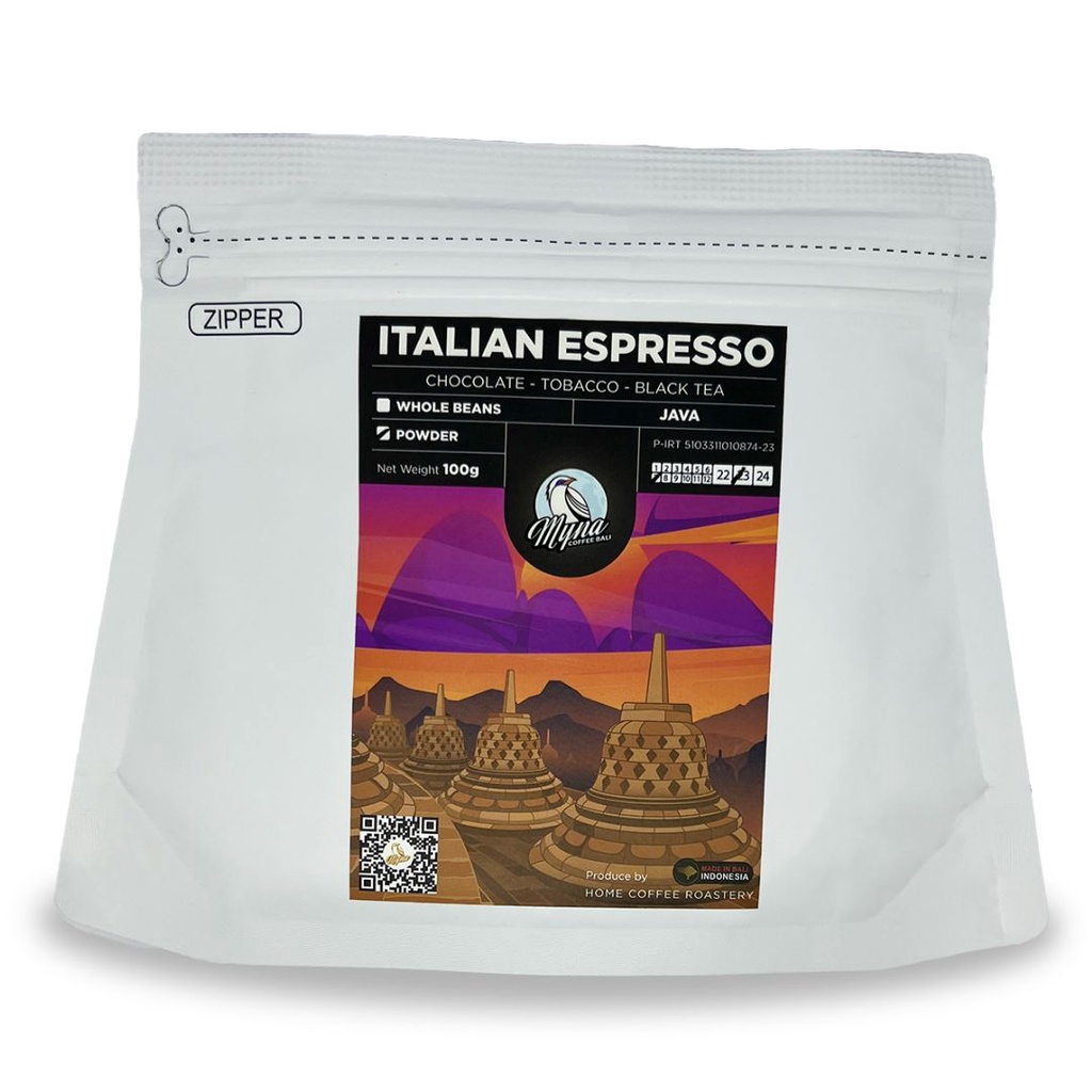 

Myna Coffee - ITALIAN ESPRESSO - Java - Pouch