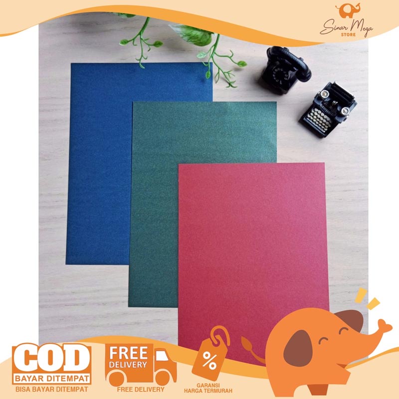 

Kertas Jasmine A5 Warna-Warni / Karton Jasmine A5 / Kertas Undangan A5 / Jasmine Paper