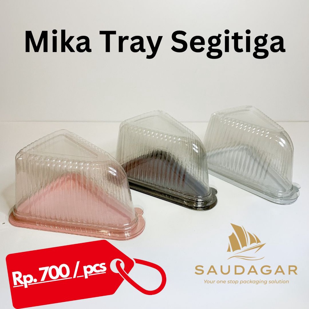 Mika Kue Tart Segitiga / Tray Slice Cake Segitiga