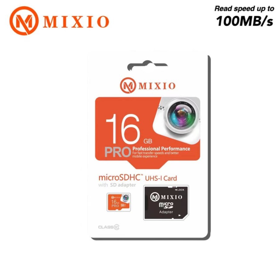 MIXIO ULTRA MICROSD 16GB 100MB/S CLASS 10 - MICRO SD 16 GB 100 MBPS