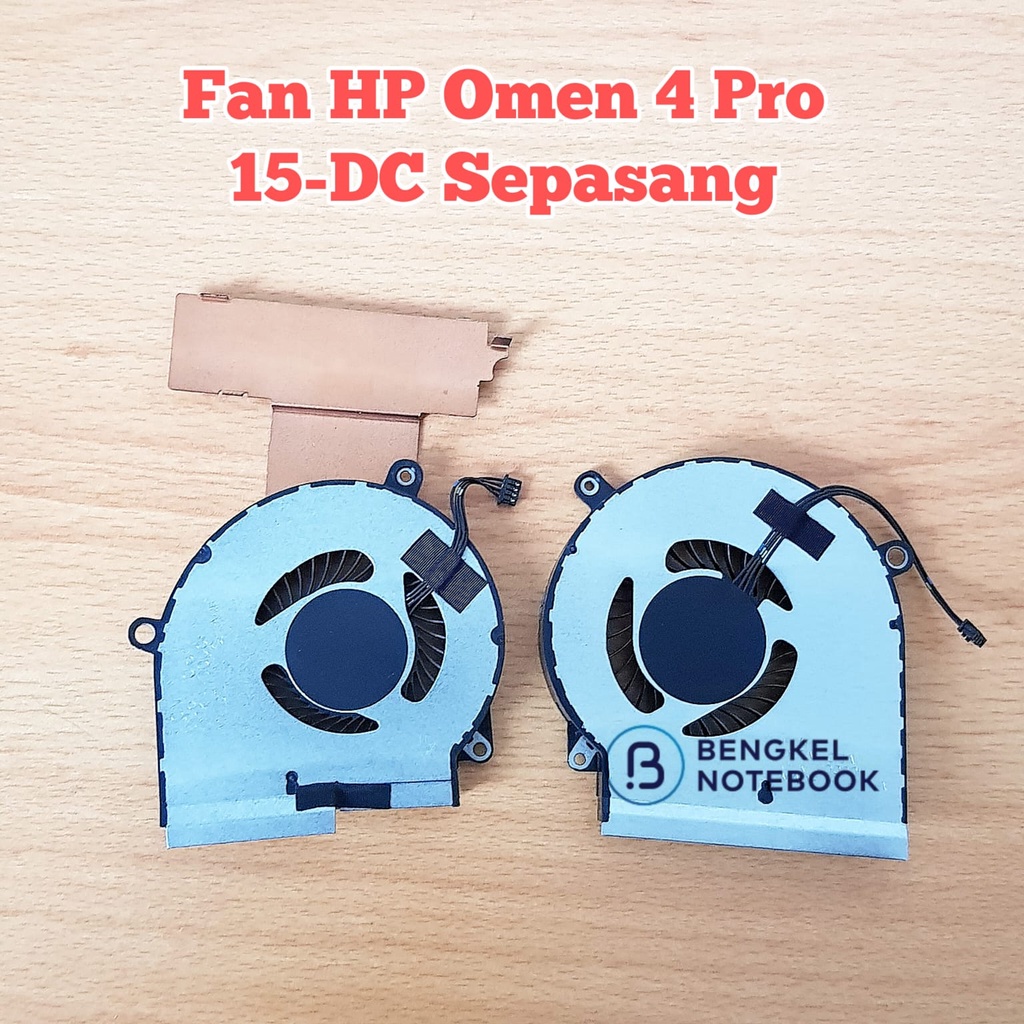 Fan HP Omen 4 Pro 15-DC L30203-001 L30204-001 TPN-Q211 Sepasang