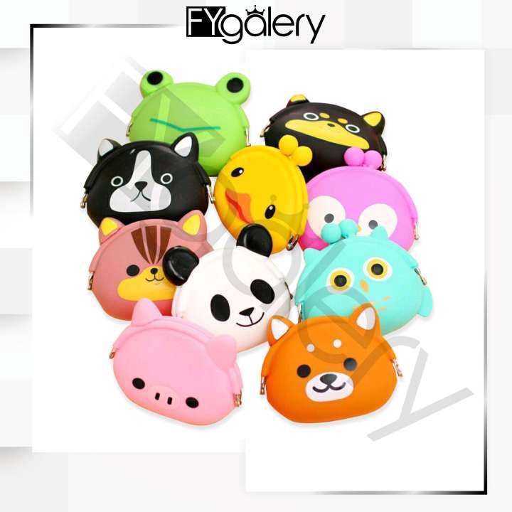 [PROMO] Dompet Koin karakter lucu jelly silicone silikon Coin Dompet receh GJ02