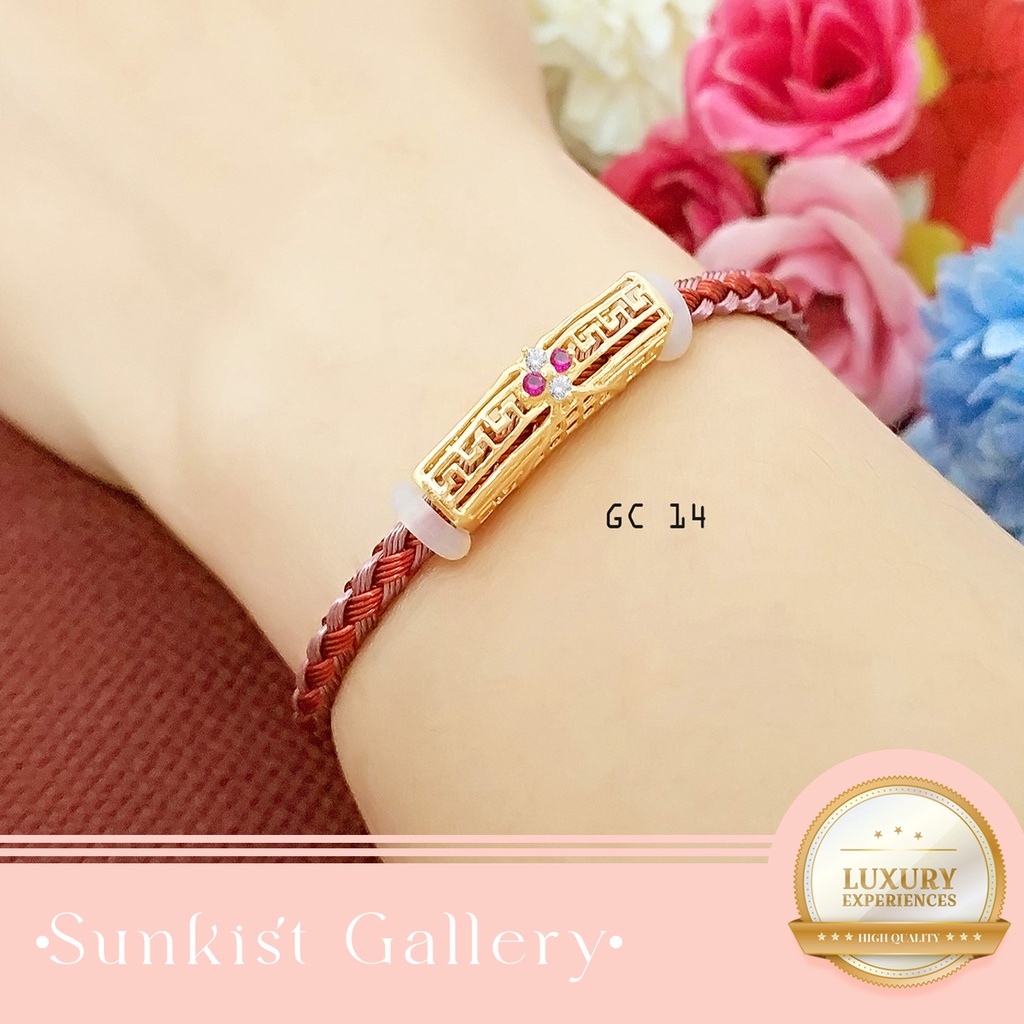 GELANG CHARM EMAS ASLI KADAR 375/8 KARAT & EMAS KADAR 300/6KARAT GELANG GELANG EMAS REMAJA ANAK MUDA