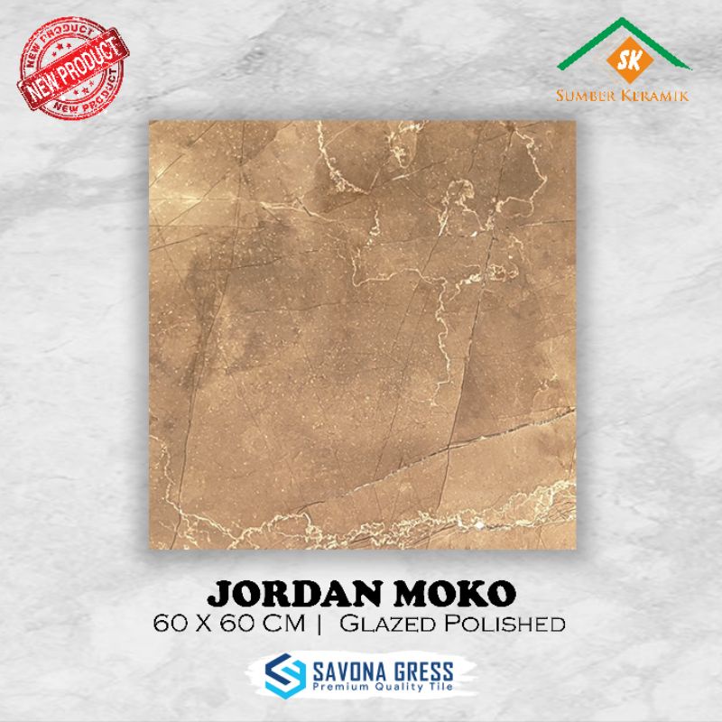 Granite lantai 60x60 Jordan moko / glossy / kw-1 / Savona gress