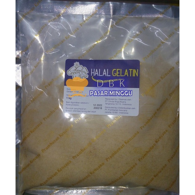 

gelatin halal green valley per 50gram