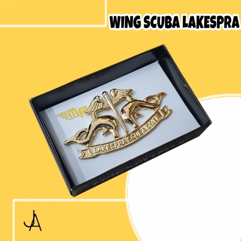 WING SCUBA LAKESPRA DIVER BREVET BRIVET AKSESORIS EXCLUSIVE PREMIUM HIGH QUALITY