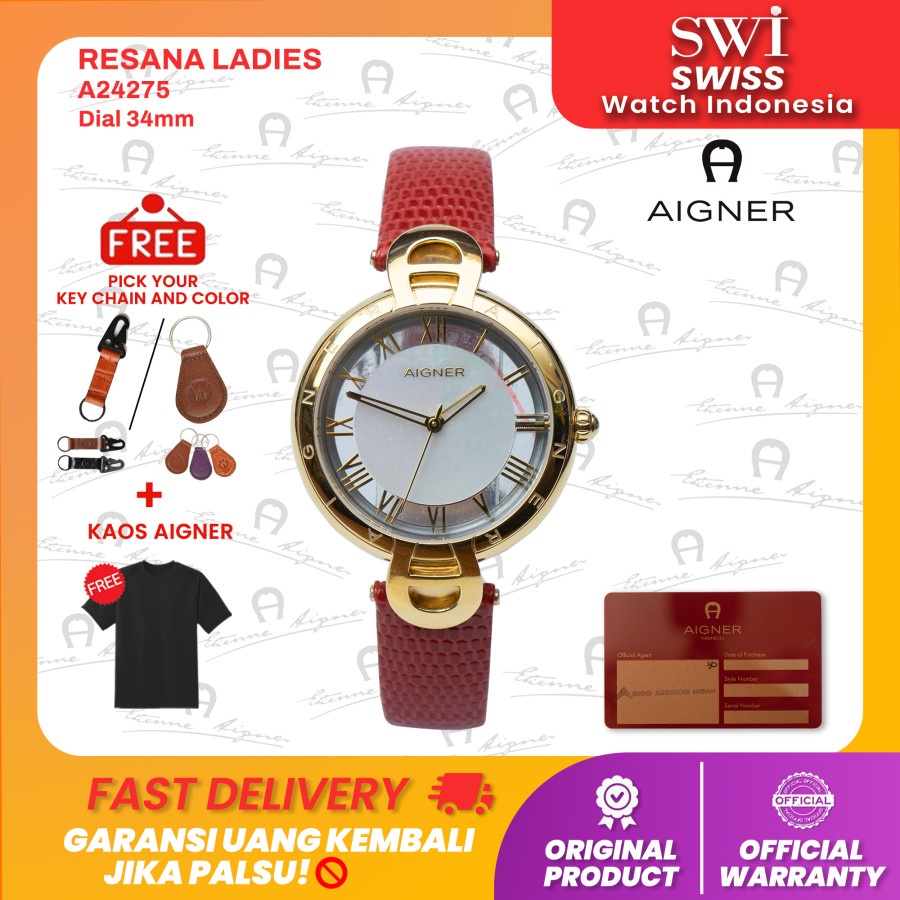 Jam Tangan Wanita Analog Aigner A24275 Resana Ladies