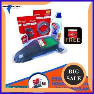 perkakas PAKET SERVICE HONDA VARIO 125 -PAKET KAMPAS REM OLI MPX2 OLI GARDAN FILTER UDARA BUSI VARIO