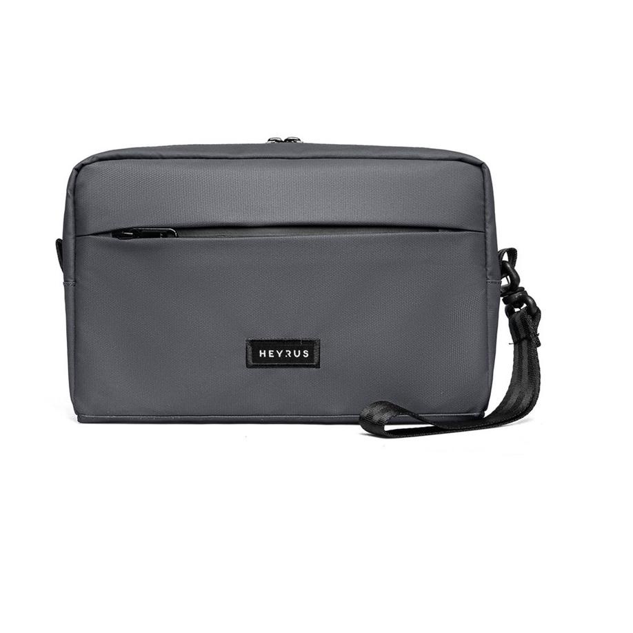 ✸ HEYRUS RUSEL I Handbag Aruna Grey I Handbag Pria I Clutch pria ☈