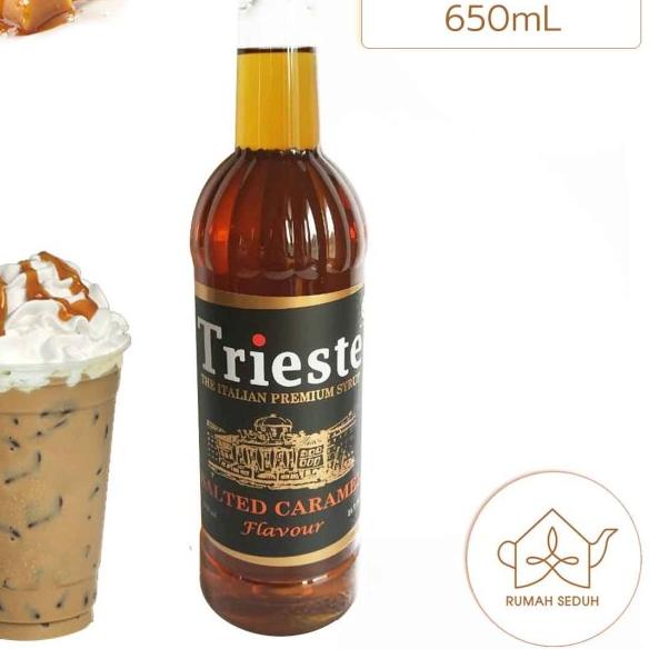 

✾ 650mL Sirup Salted Caramel Trieste - Salted Caramel Italian Syrup ✸