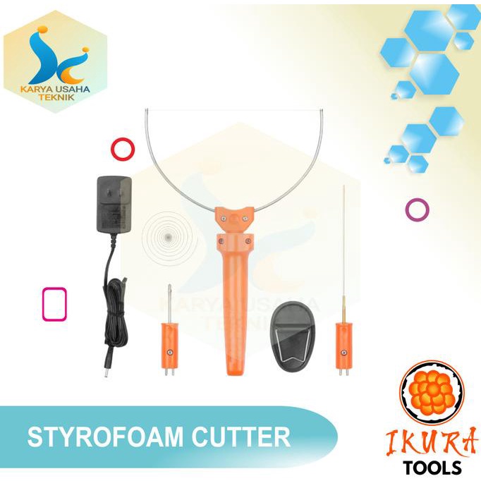

Alat Potong Gabus Styrofoam Cutter 3 in 1 Ikura Hot Wire Cutter
