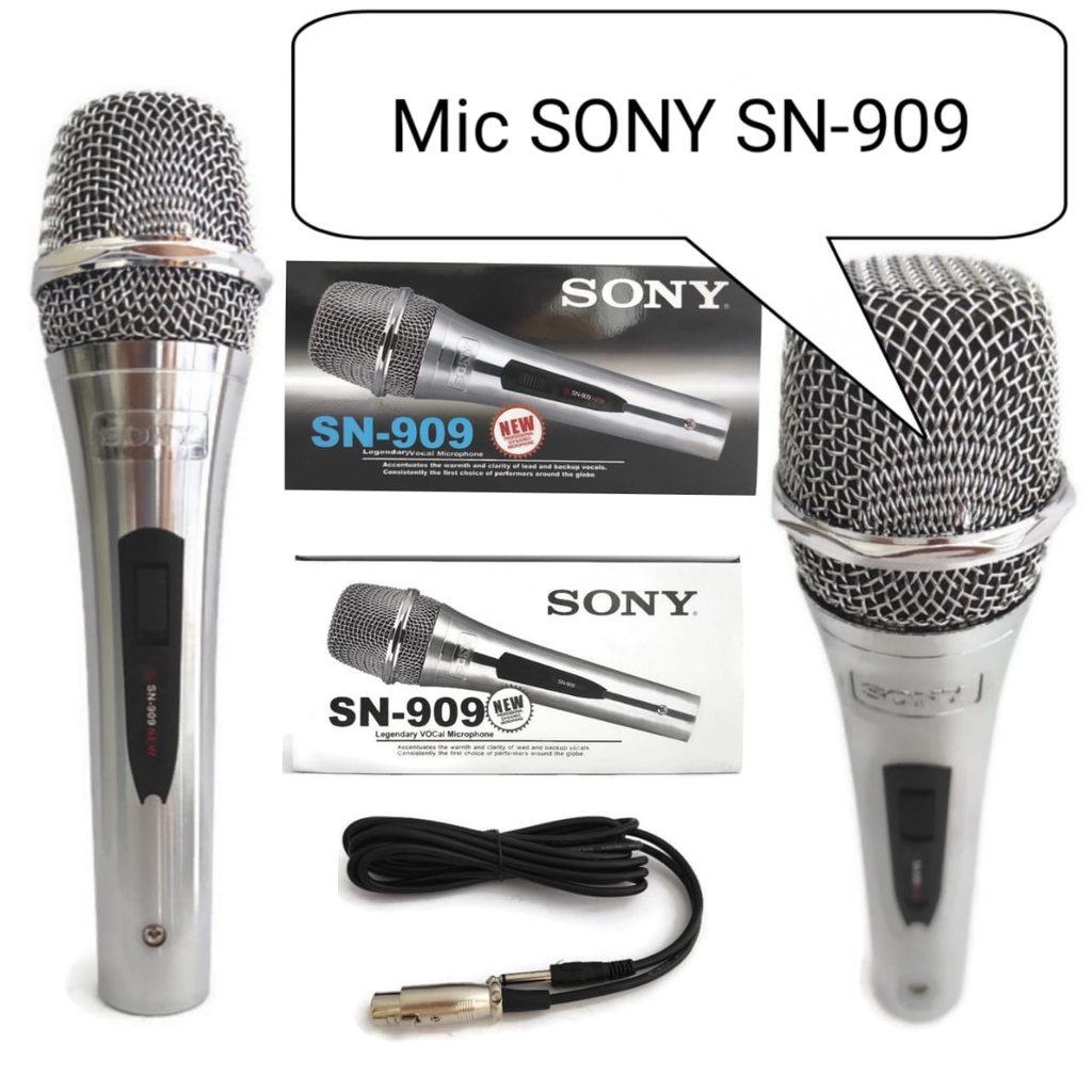 Microphone Sony SN 909 Mik atau Mikropon atau Mik Kabe