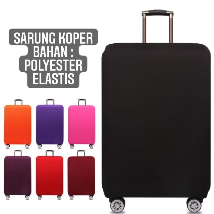 Sarung Koper Cover Koper Elastis Polos