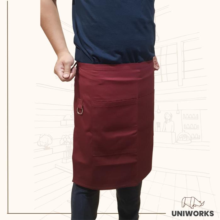 Best Seller Apron Pendek Celemek Pinggang Barista By Uniworks