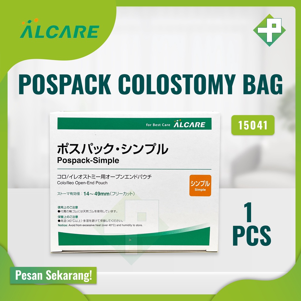Colostomy Bag / Postpack Simple Alcare 15041 / Bayi Pcs