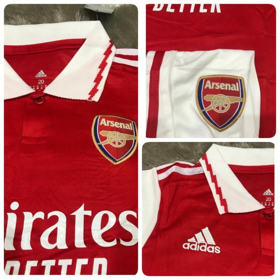 Jersey bola arsenal home 2022 - 2023 grade ori import