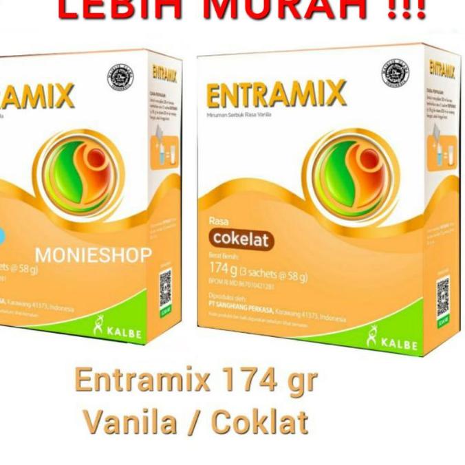 

Sale✔️✔️-Susu Entramix Vanila coklat 174gr/ Susu Entramix