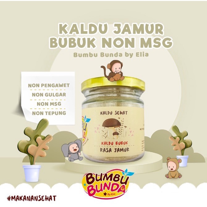 

BUMBU BUNDA by Elia Kaldu MPASI Bayi Non MSG Homemade - Kaldu Jamur