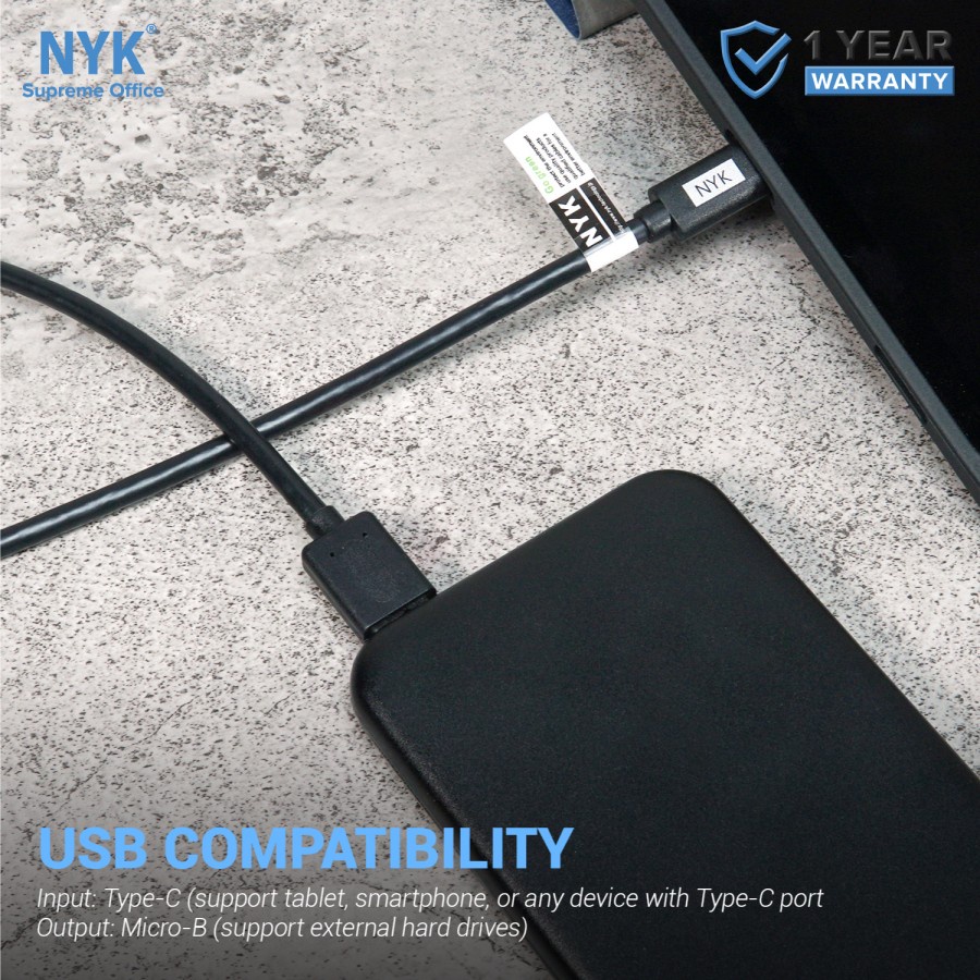 KABEL DATA MICRO B USB 3.0 TYPE C