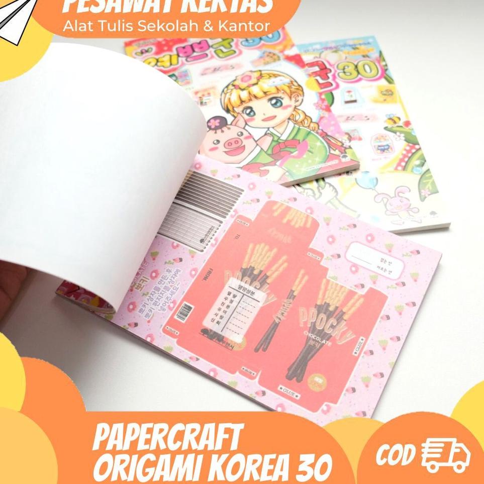 

[ART. 046833] BUKU ORIGAMI KOREA KOREAN BENTUK MAKANAN PAPERCRAFT BOOK BUKU LIPAT BENTUK MAKANAN LUCU MAINAN ANAK ORIGAMI ATK MURAH BISA COD