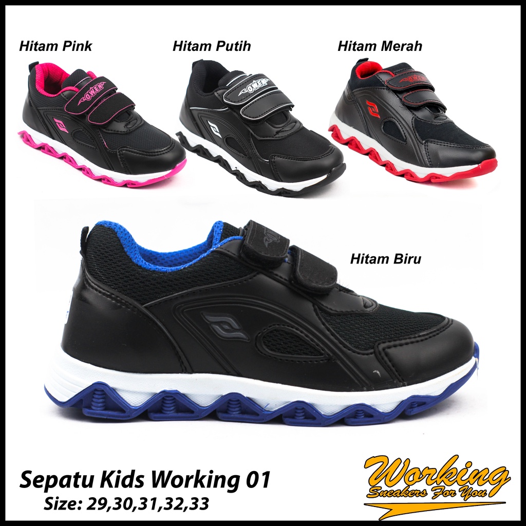 SEPATU WORKING KIDS 01 // SEPATU ANAK // SEPATU SEKOLAH