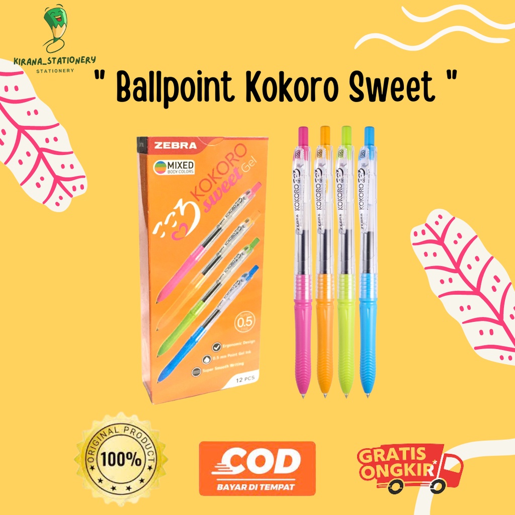 

BALLPOINT KOKORO SWEET KOKORO SWEET PULPEN KOKORO BOLPEN KOKORO BOLPOIN GEL BOLPOIN KOKORO MURAH