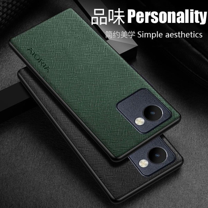 REALME C30S / C30 COVER SOFT CASE CANVAS CROSS PATTERN SILIKON SOFTCASE