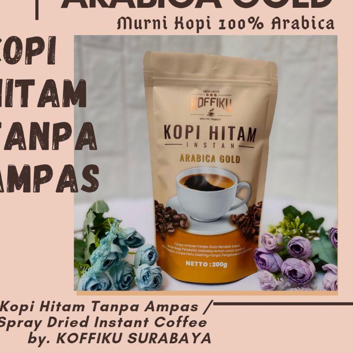 

♥ KOFFIKU [ARABICA GOLD] Spray Dried Instant Coffee/ Kopi Tanpa Ampas 200 gram Murah Surabaya ✱
