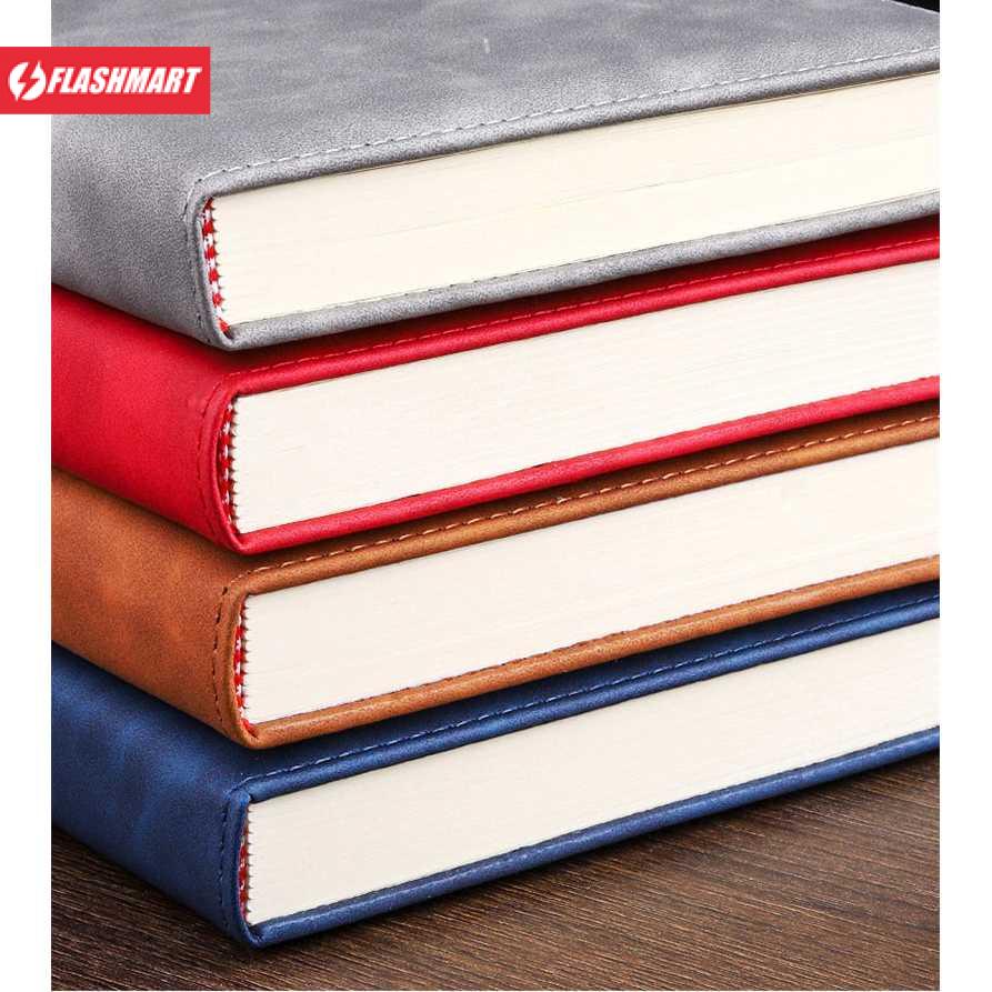 Flashmart Buku Catatan Kerja Notebooks Cover Kulit Kertas A5 - CW-5025