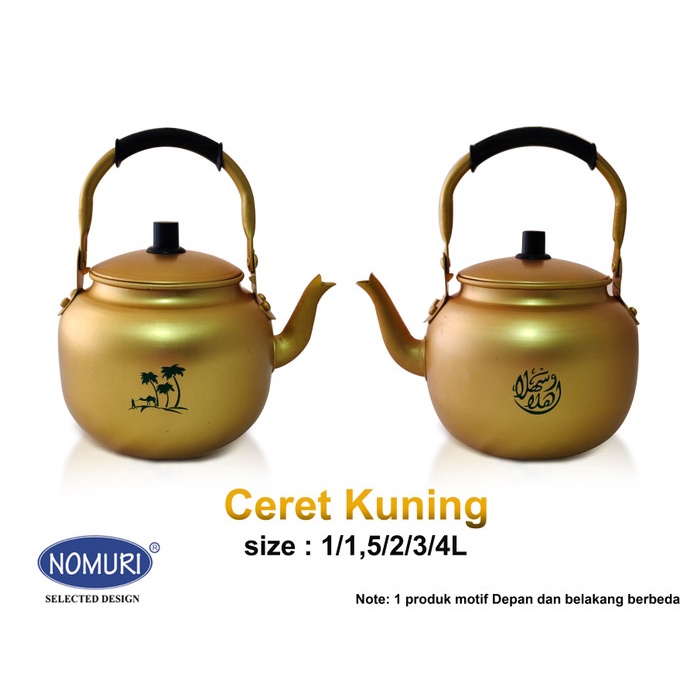 +++++] Nomuri Teko Arab Ceret Arab Teko Zamzam Emas 1/1.5/2/3/4liter/ Souveni