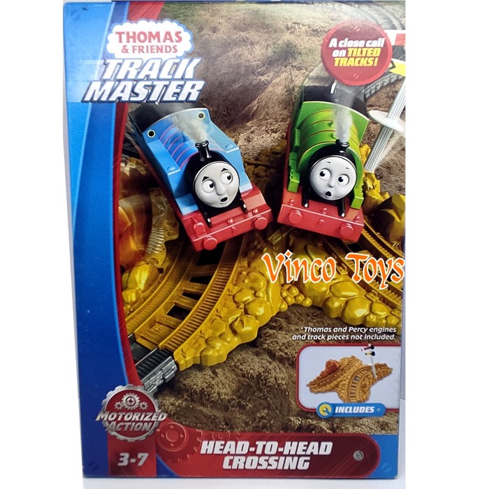 Miniku Track Thomas And Friends Track Master Head To Head Crossing Rel Kereta