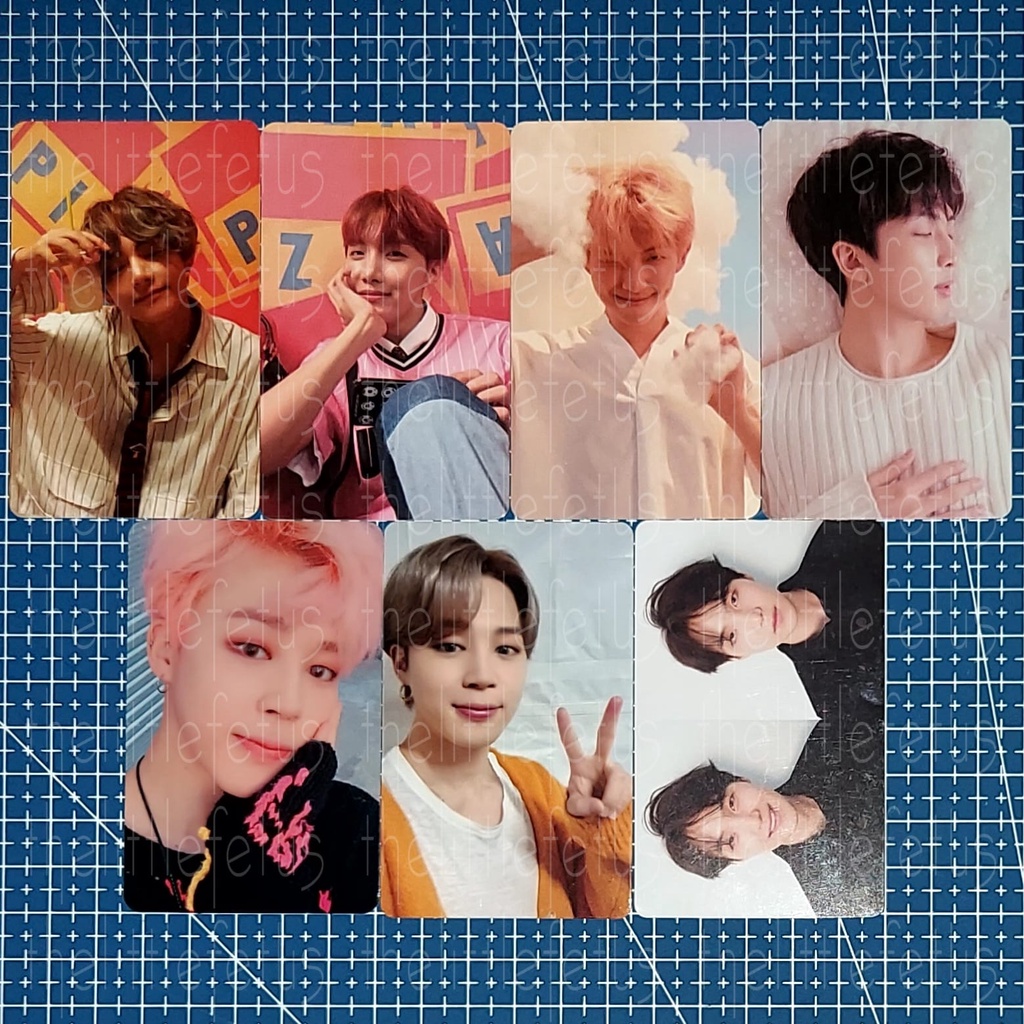 [BACA DESKRIPSI] BTS OFFICIAL PHOTOCARD PC RM NAMJOON V TAEHYUNG YOONGI SUGA JIMIN JHOPE HOBI HER E 