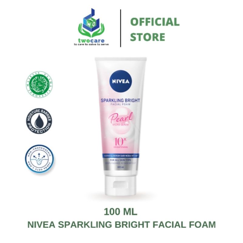 NIVEA Sparkling Bright Facial Foam 100ml