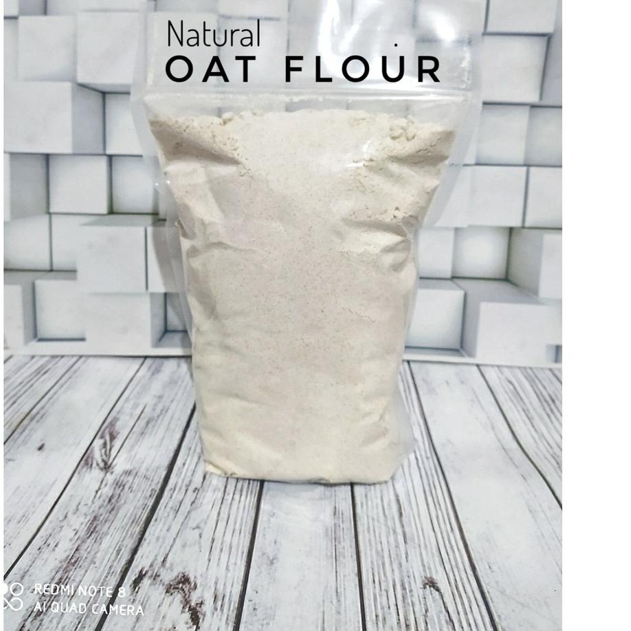 

♠ Natural Oat Flour 1Kg - Tepung Oat, Fine Grade, Oatmeal ✬