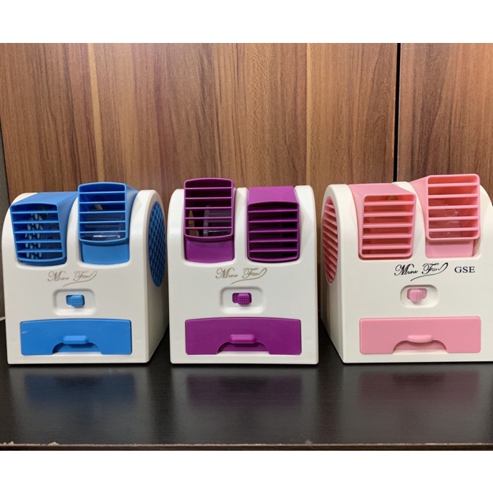 AC Mini AC MINI DOUBLE BLOWER (ac portable)(C8I9) AC Mini Air Cooler AC Mini USB AC Portable Praktis